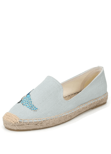 Makersluxe Shoes Olga Women's Embroidery Espadrilles