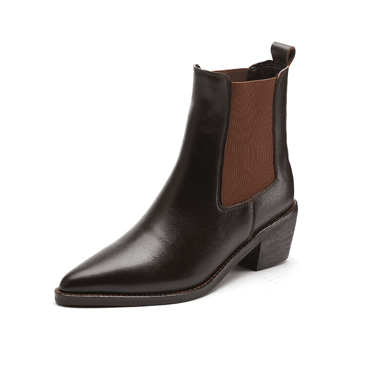 Makersluxe Shoes Olga Women's Pointed Toe Chelsea Boots
