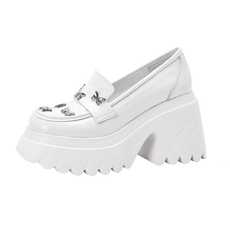 Makersluxe Shoes Oliana Women's Square Heel Platform Shoes