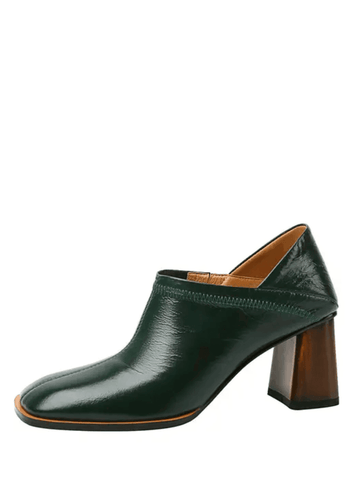 Makersluxe Shoes Omaira Women's Dress Square Toe Pumps