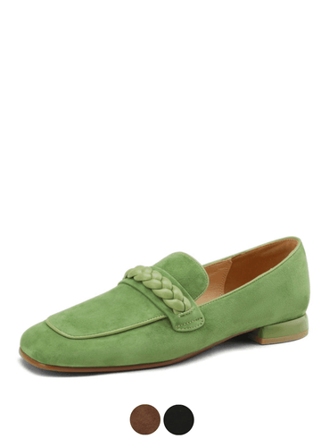 Makersluxe Shoes Perla Women's Suede Office Loafers