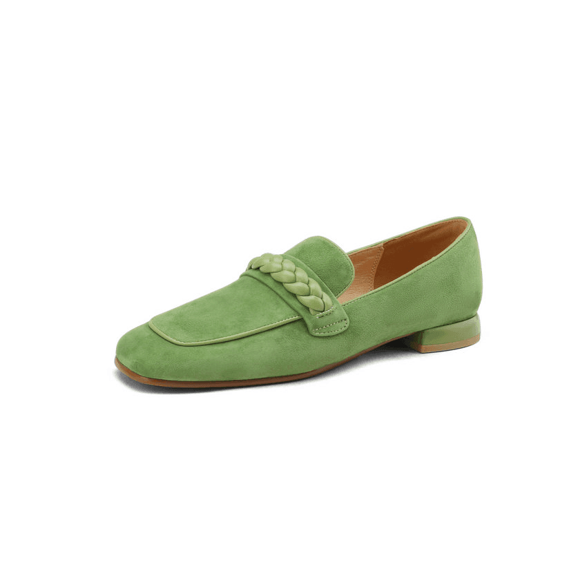 Makersluxe Shoes Perla Women's Suede Office Loafers