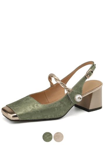 Makersluxe Shoes Rafaela Women's Square Toe Dress Pumps