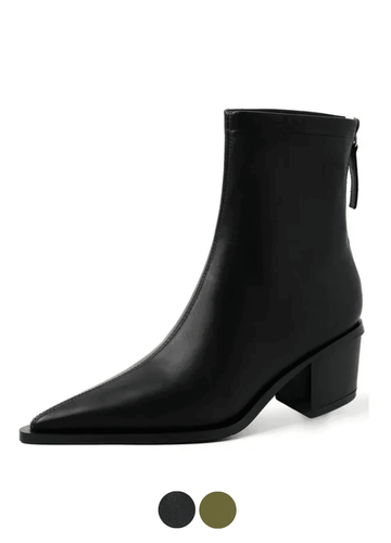 Makersluxe Shoes Ramira Women's Square Heel Boots