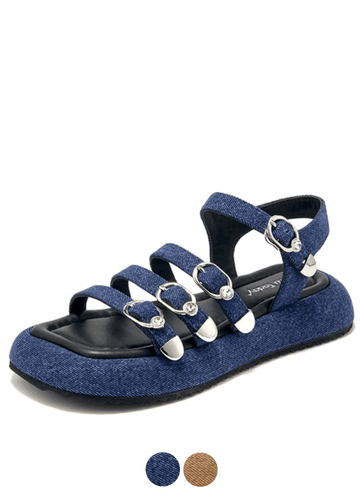 Makersluxe Shoes Regina Women's Leather Sandals