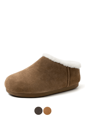 Makersluxe Shoes Romina Women's Plush Winter Snow Flat Booties