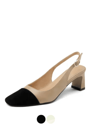 Makersluxe Shoes Romina Women's Square Heel Pumps
