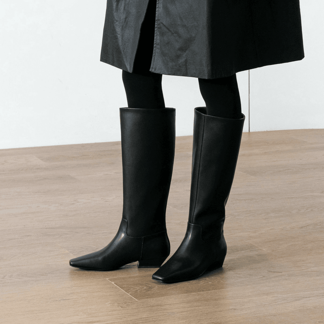 Makersluxe Shoes Rosario Women's Mid Heel Knee High Boots