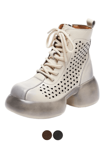 Makersluxe Shoes Rosmy Women's Platform Ankle Boots