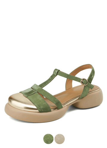 Makersluxe Shoes Ruby Women's Leather Sandals