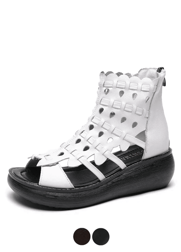 Makersluxe Shoes Ursula Women's Open Toe Platform Sandals