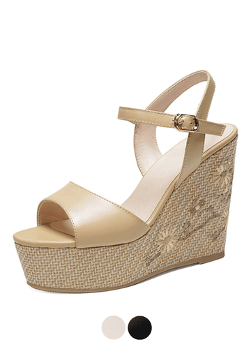 Makersluxe Shoes Valery Women's Platform Wedges Sandals