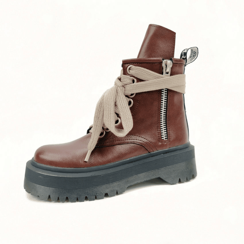 Makersluxe Shoes Vicky Women's Lace Up Ankle Boots