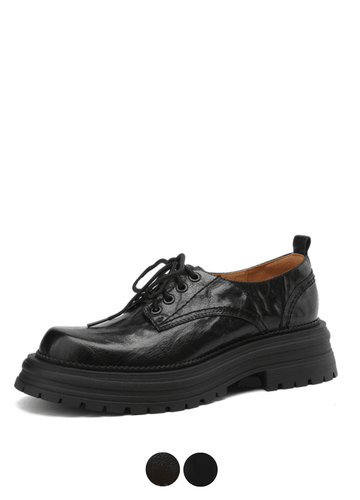 Makersluxe Shoes Virginia Women's Lace-Up Leather Loafer