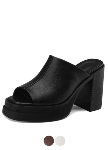 Makersluxe Shoes Virginia Women's Open-Toe Platform Clog