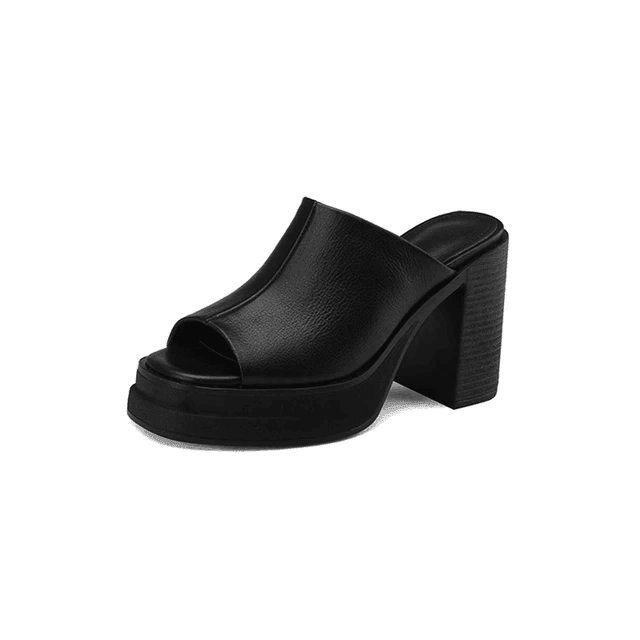 Makersluxe Shoes Virginia Women's Open-Toe Platform Clog