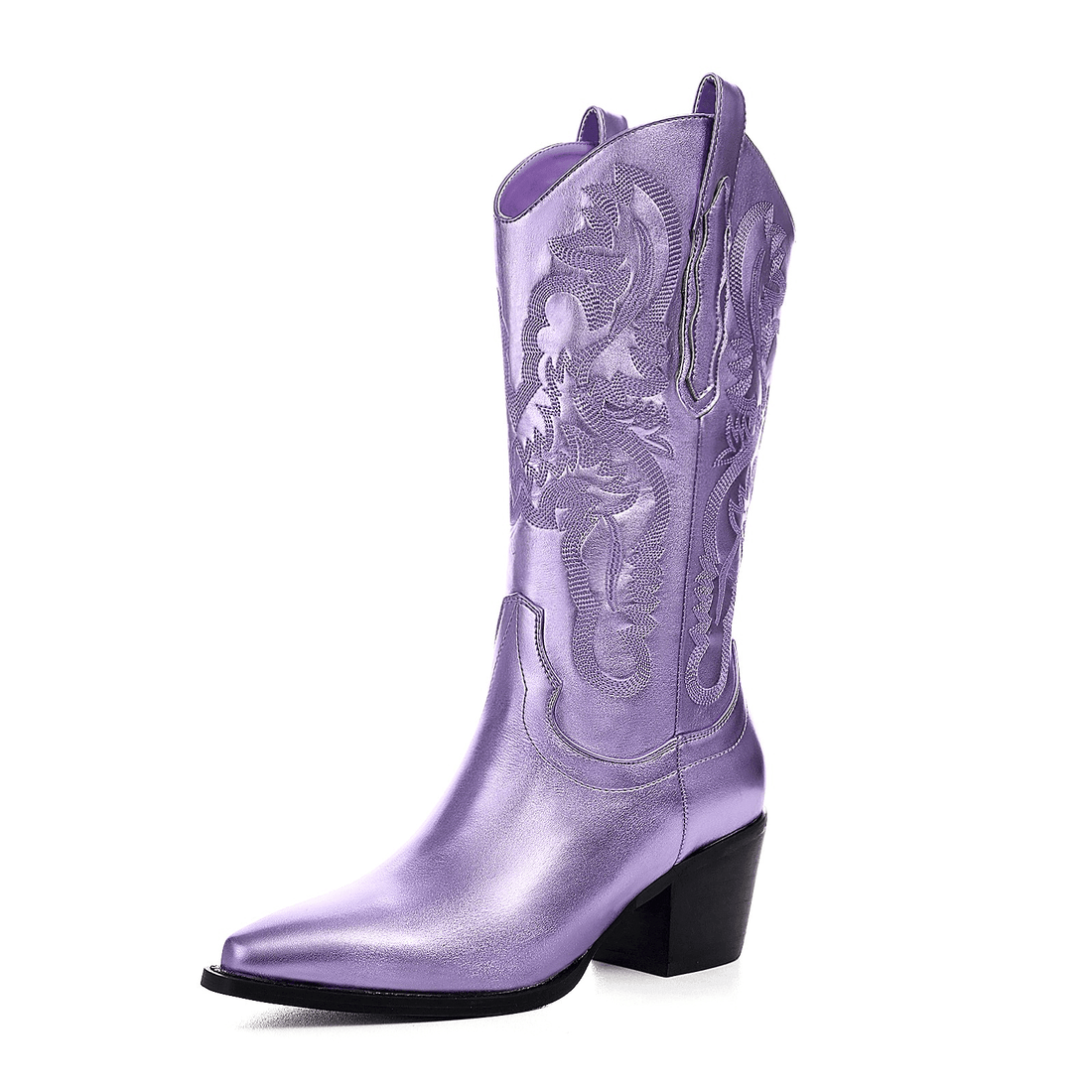 Makersluxe Shoes Marty Women's Metallic Cowboy Boots