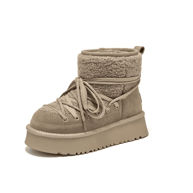Makersluxe Shoes Salma Women's Round Toe Winter Boots
