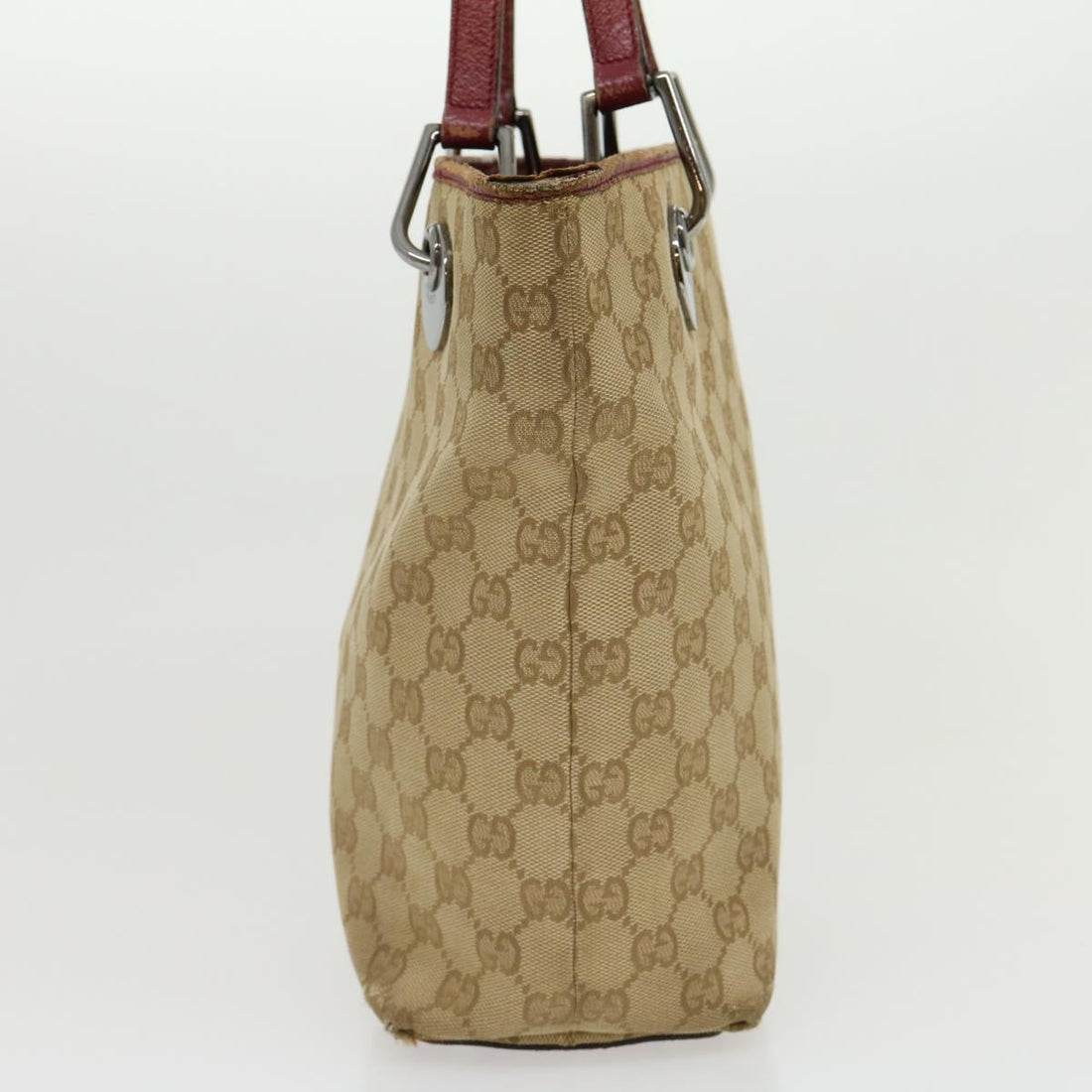 GUCCI GG Canvas Tote Bag Beige uy028