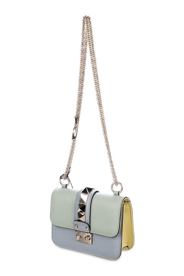Mini Glam Rock Bag Pastel Blue Green