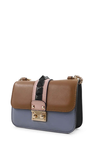 Mini Glam Rock Bag Brown Blue