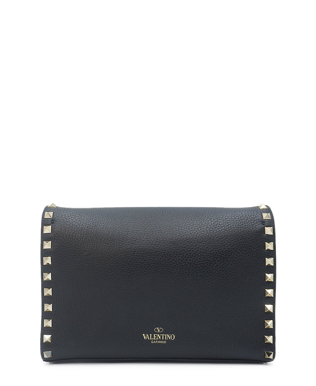 Small Rockstud Shoulder-Crossbody Bag Black
