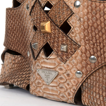 Snakeskin Cut Out Mini Bag