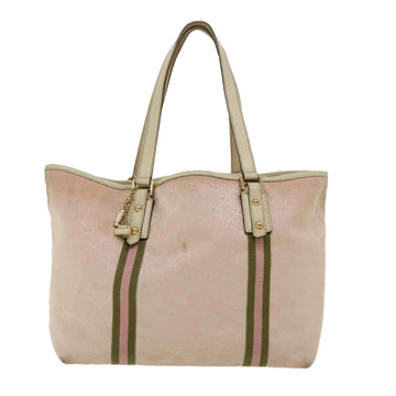 GUCCI GG Canvas Sherry Line Shoulder Bag 2Set Pink Beige yk5006