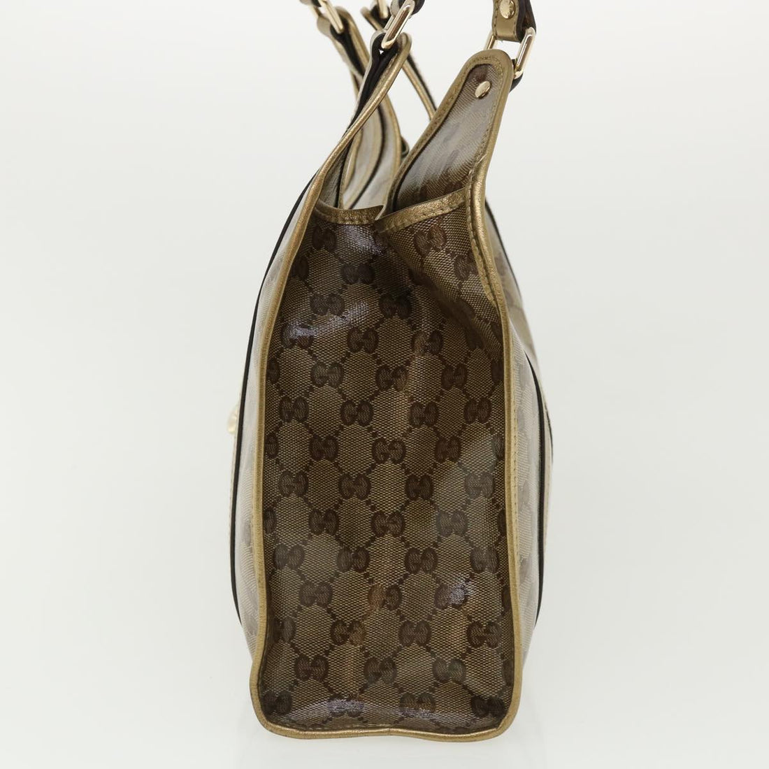 GUCCI GG Canvas Jackie Shoulder Bag Brown yk5536