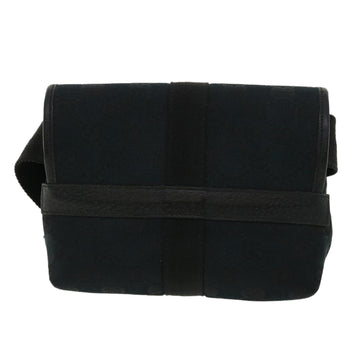 GUCCI GG Canvas Waist Bag Black yk5537
