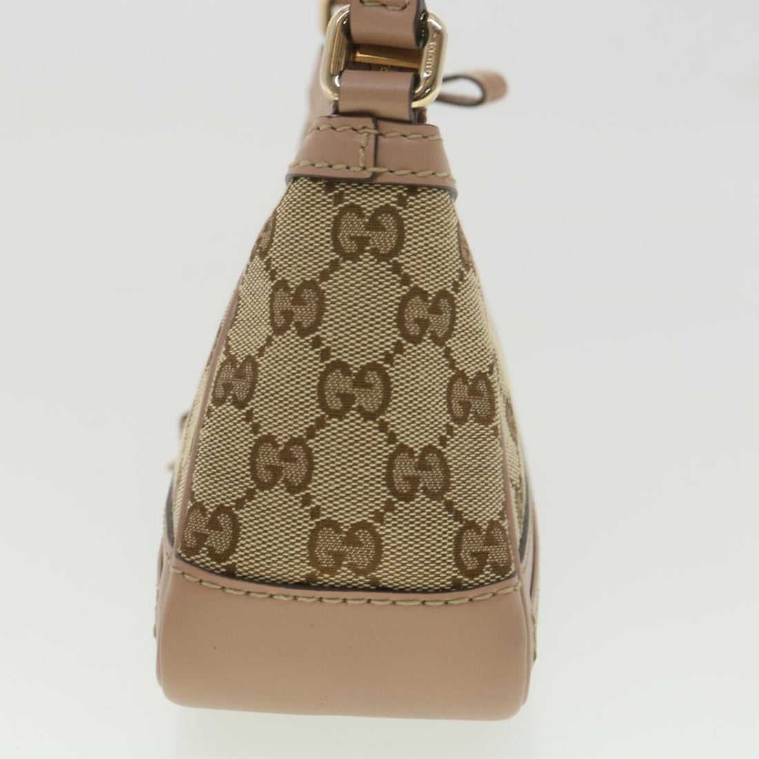 GUCCI GG Canvas Shoulder Bag Beige Pink 269893 yk6061