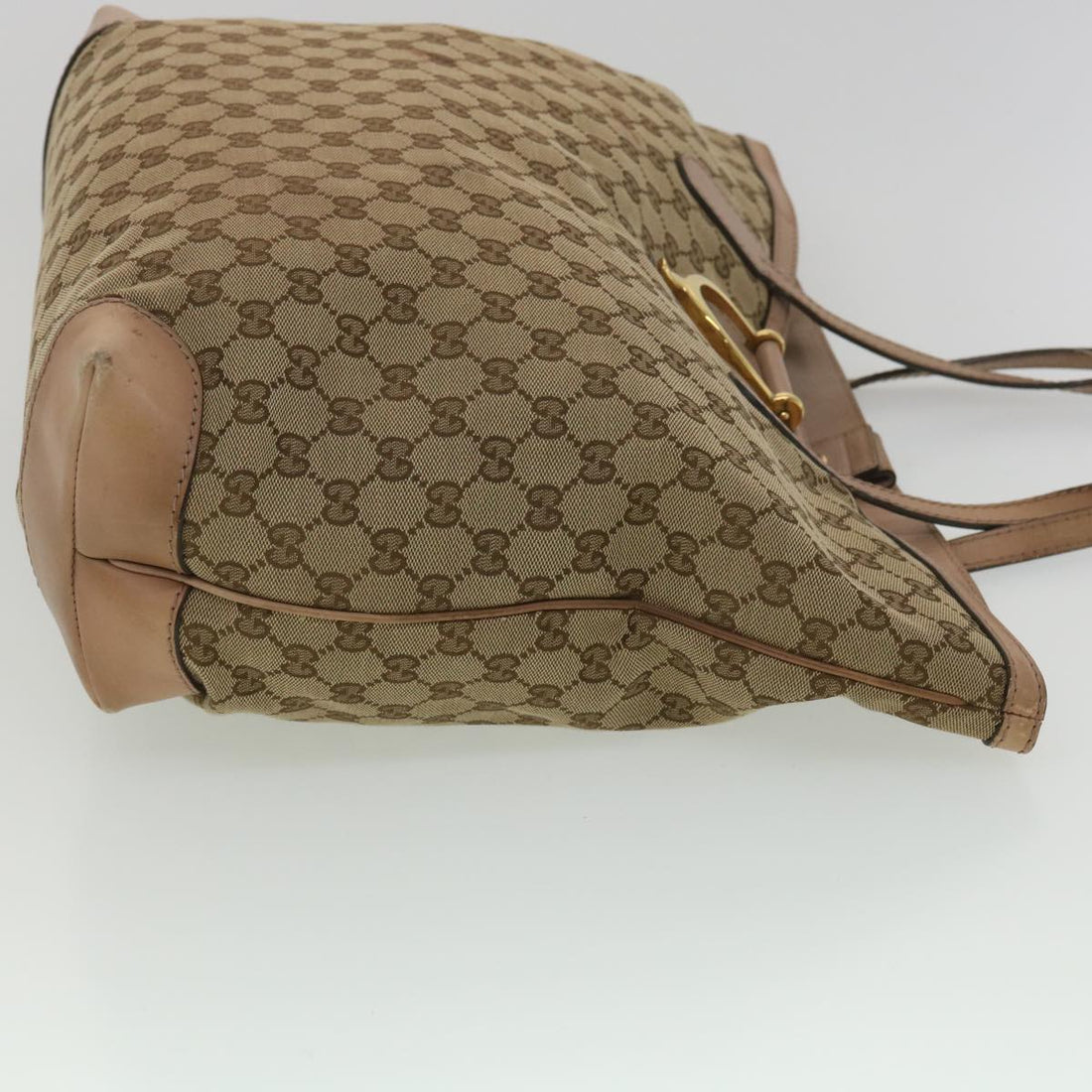 GUCCI GG Canvas Tote Bag Beige 305585 yk6207B