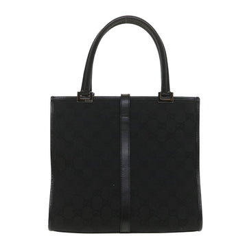 GUCCI GG Canvas Jackie Hand Bag Black 01715/3444 yk6249