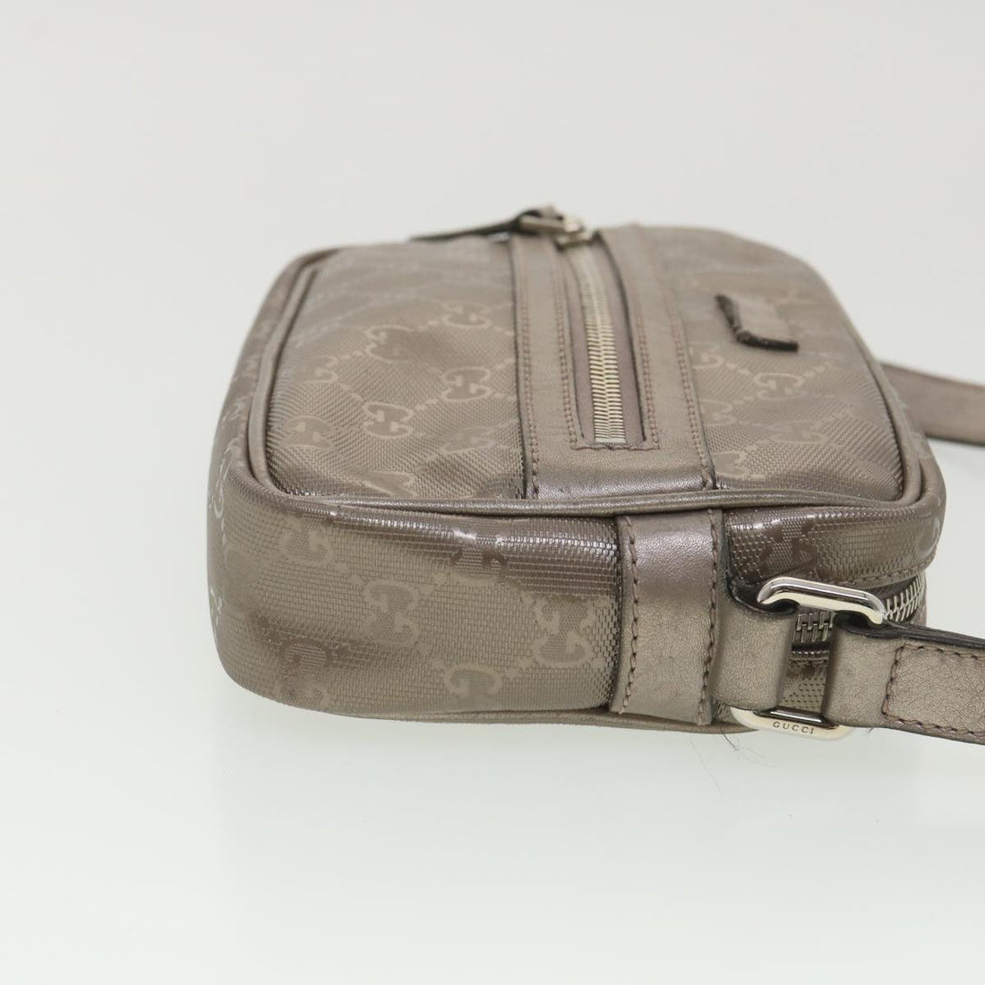 GUCCI GG Canvas Shoulder Bag Brown 201447 yk6269