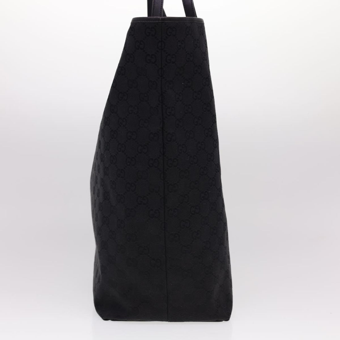 GUCCI GG Canvas Tote Bag Black 31242 yk6422
