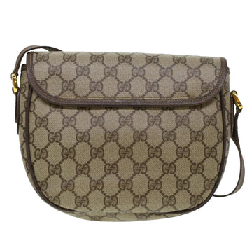 GUCCI GG Canvas Turn Lock Shoulder Bag PVC Leather Beige 001.29.0930 yk6942