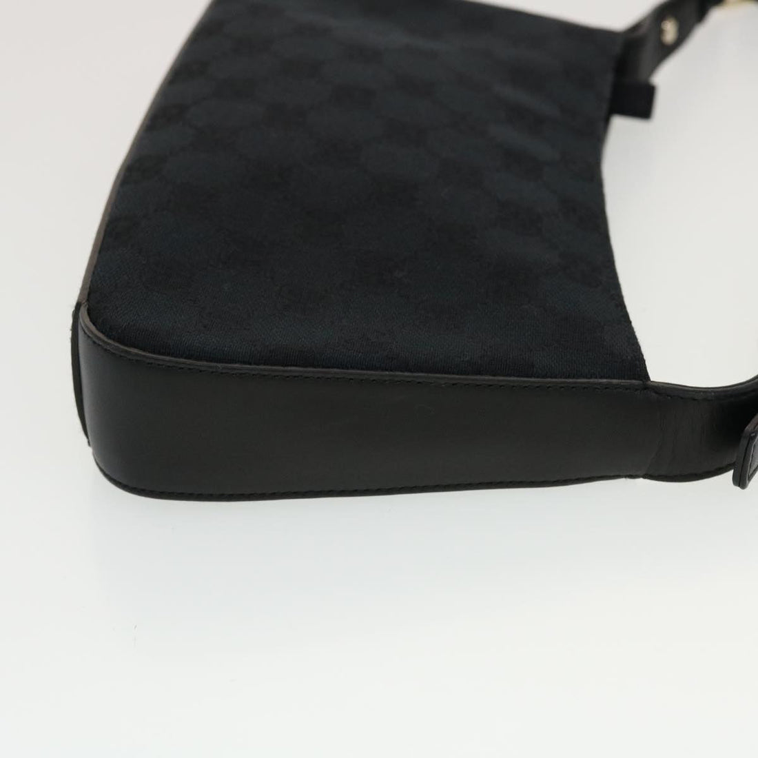 GUCCI GG Canvas Shoulder Bag Black 0014285 yk7184