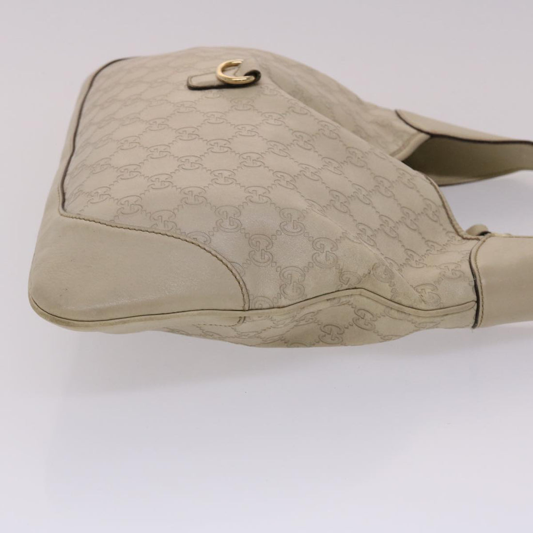 GUCCI GG Canvas Jackie Shoulder Bag White 153029 yk7555B
