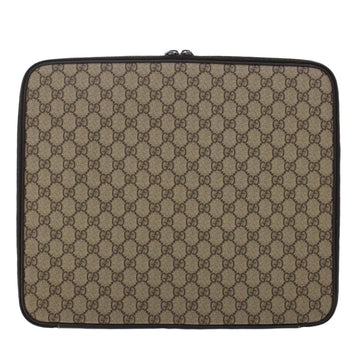 GUCCI GG Canvas Interlocking PC Case PVC Leather Beige 194297 yk7586