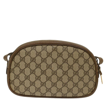 GUCCI GG Canvas Shoulder Bag PVC Leather Beige 001-067-1283 yk7622