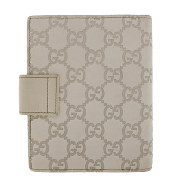 GUCCI GG Canvas Guccissima Day Planner Cover White 115240 yk7785
