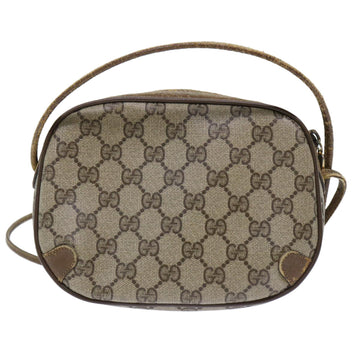 GUCCI GG Canvas Web Sherry Line Shoulder Bag Beige Red 89.02.066 yk8057