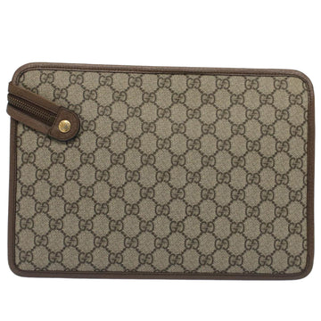 GUCCI GG Canvas Web Sherry Line Clutch Bag Beige Red Green 597619 yk8206