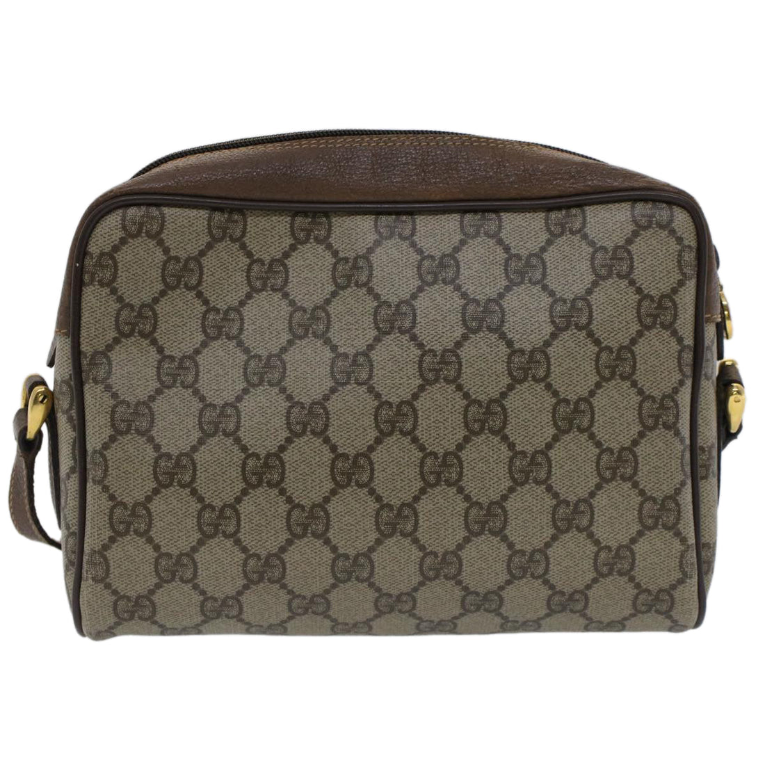 GUCCI GG Canvas Web Sherry Line Shoulder Bag Beige Red Green yk8226