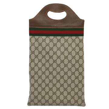 GUCCI GG Canvas Web Makersluxe Bags PVC Leather Beige Red Green yk8507