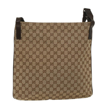 GUCCI GG Canvas Shoulder Bag Beige 122791 yk8575