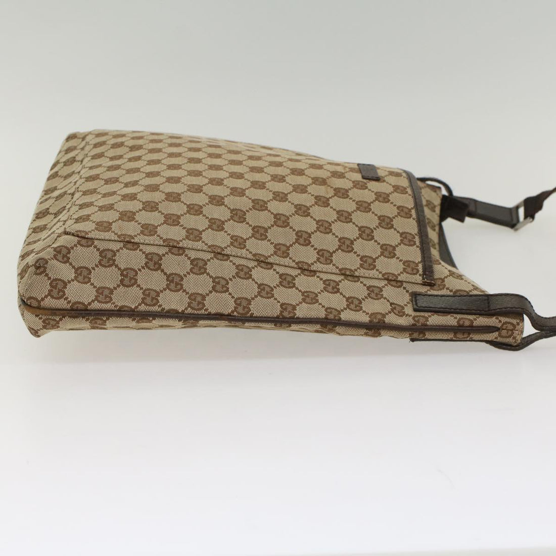 GUCCI GG Canvas Shoulder Bag Beige 122791 yk8575