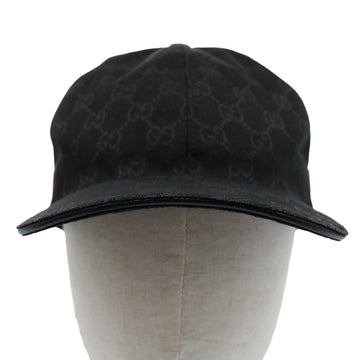 GUCCI GG Canvas Web Sherry Line Cap L Red Black Green 200035 yk8647