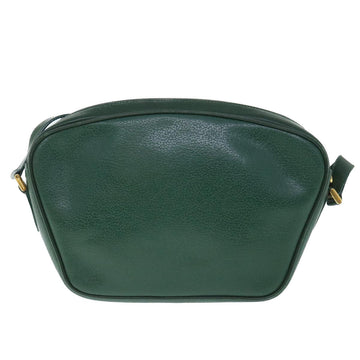 GUCCI Shoulder Bag Leather Green 001 093 1050 yk8648