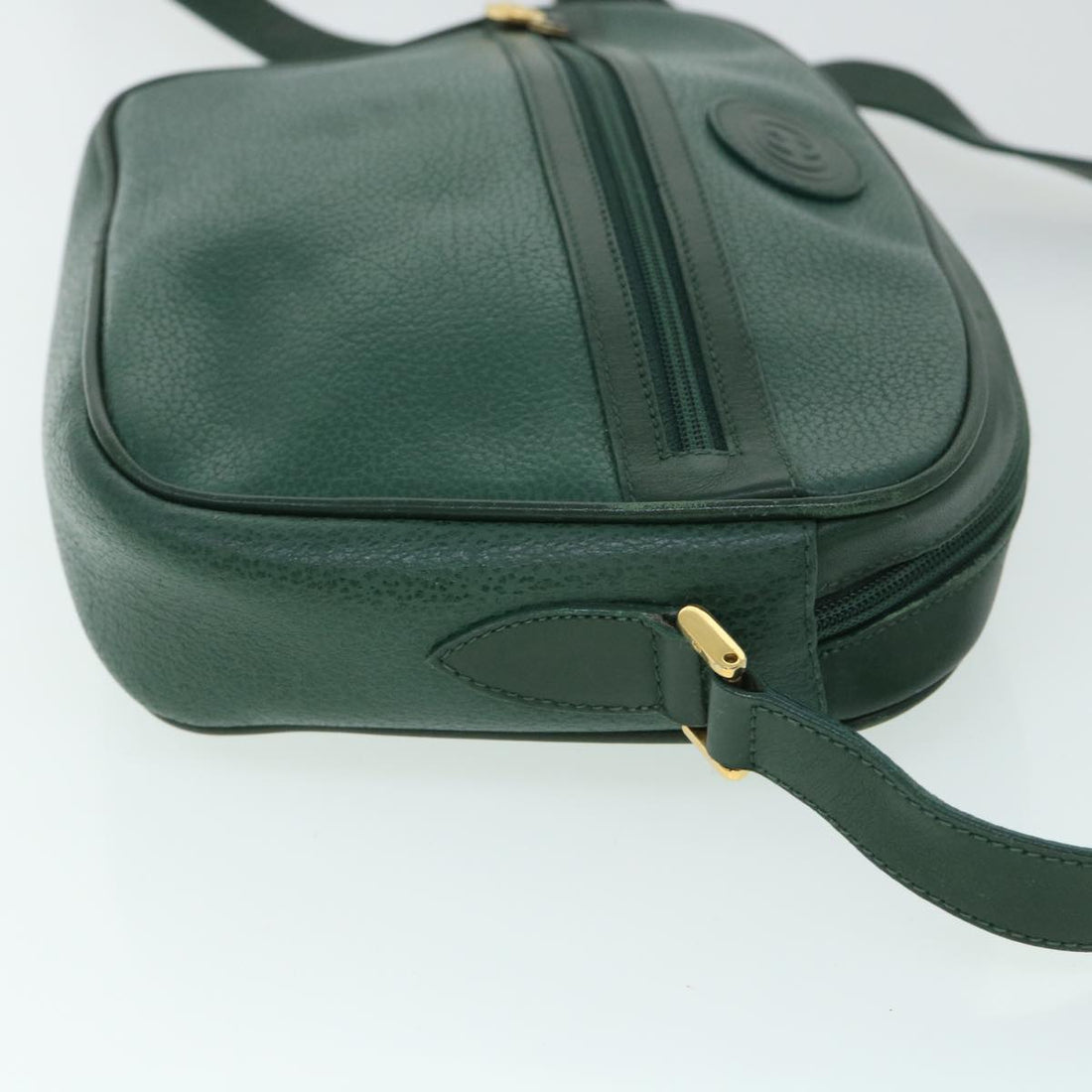 GUCCI Shoulder Bag Leather Green 001 093 1050 yk8648